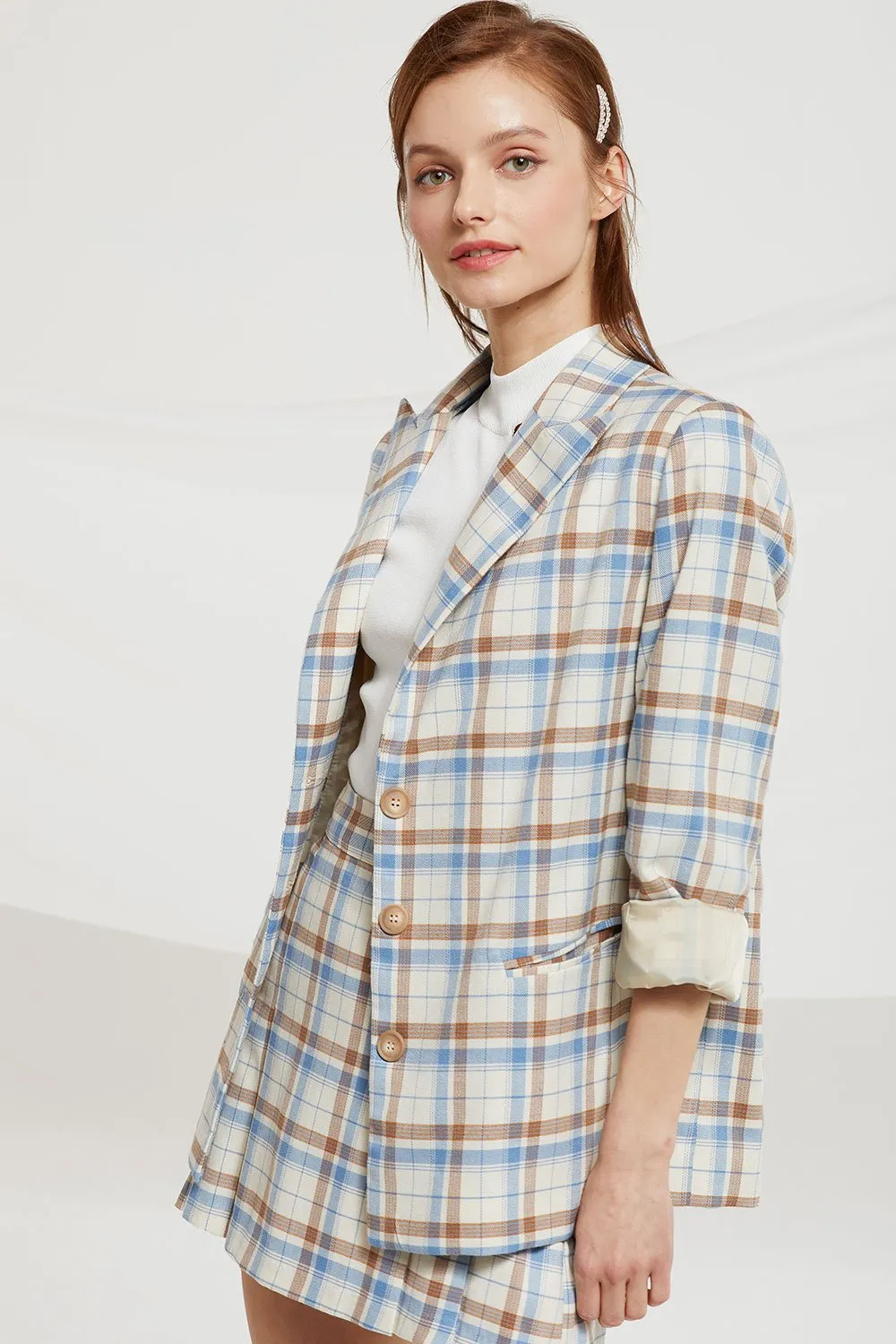 Aegle Multi Check Skort