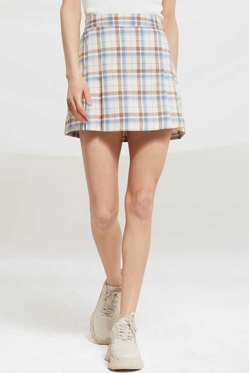 Aegle Multi Check Skort