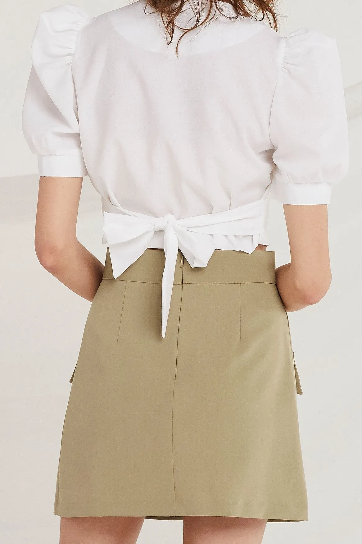 Alejandra Flap Pocket Skirt