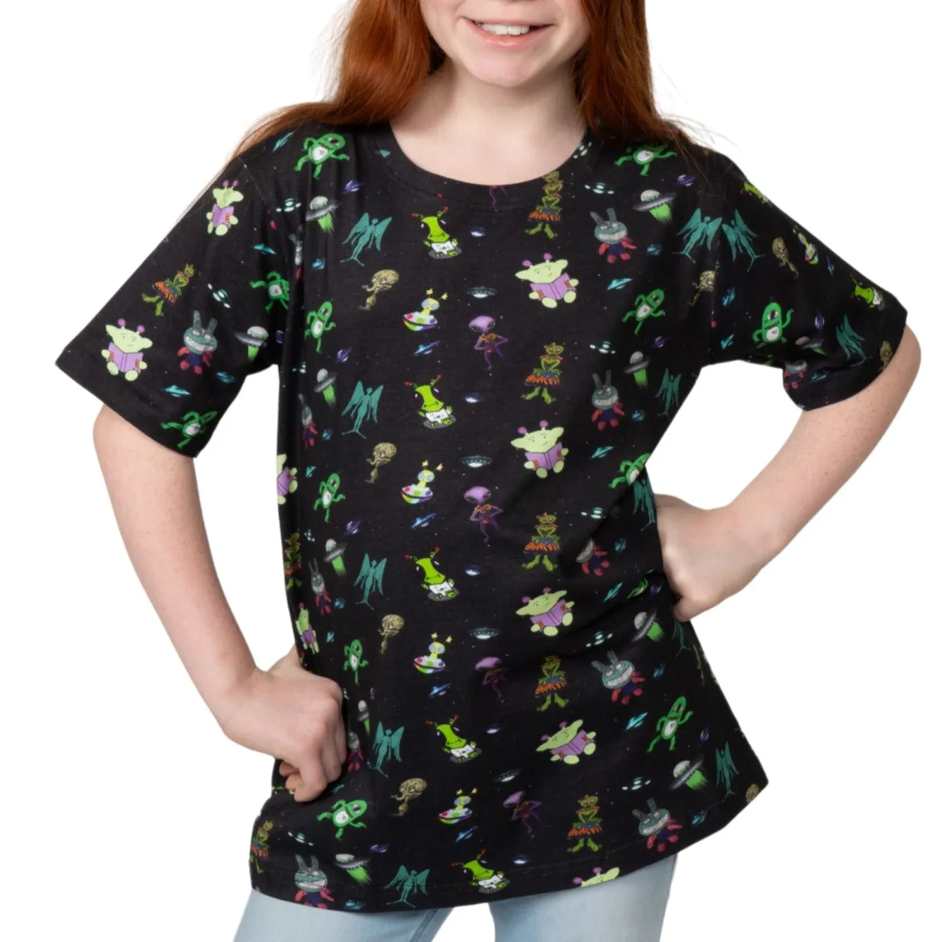 Aliens Art Kids T-Shirt