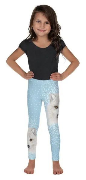 Arctic Fox Dog Kid's Leggings