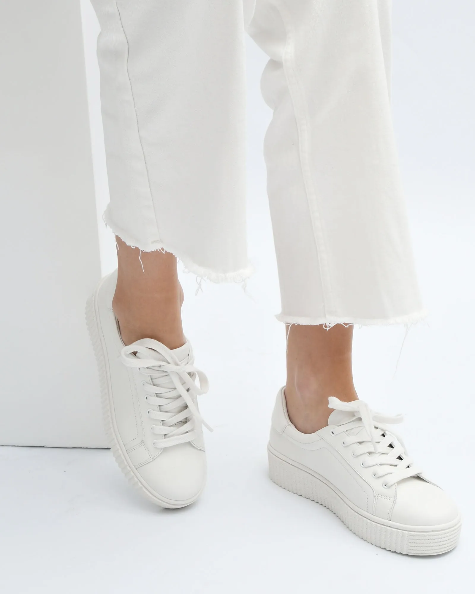 ARIANNA SNEAKERS WHITE LEATHER