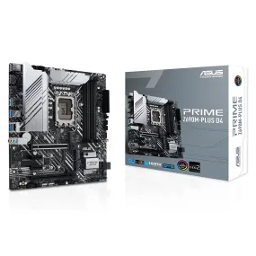 ASUS Z690 PRIME Z690M-PLUS D4 Micro-ATX Intel Z690 LGA 1700 Motherboard with PCIe 5.0 Thunderbolt 4 and Three M.2 Slots