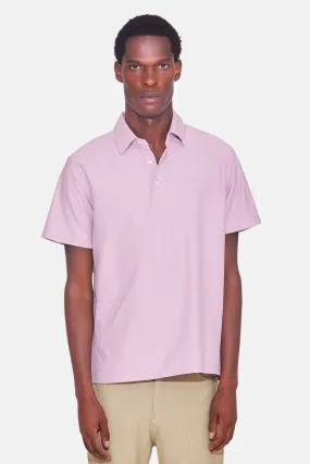 Atlantic SS Pique Polo Washed Pink