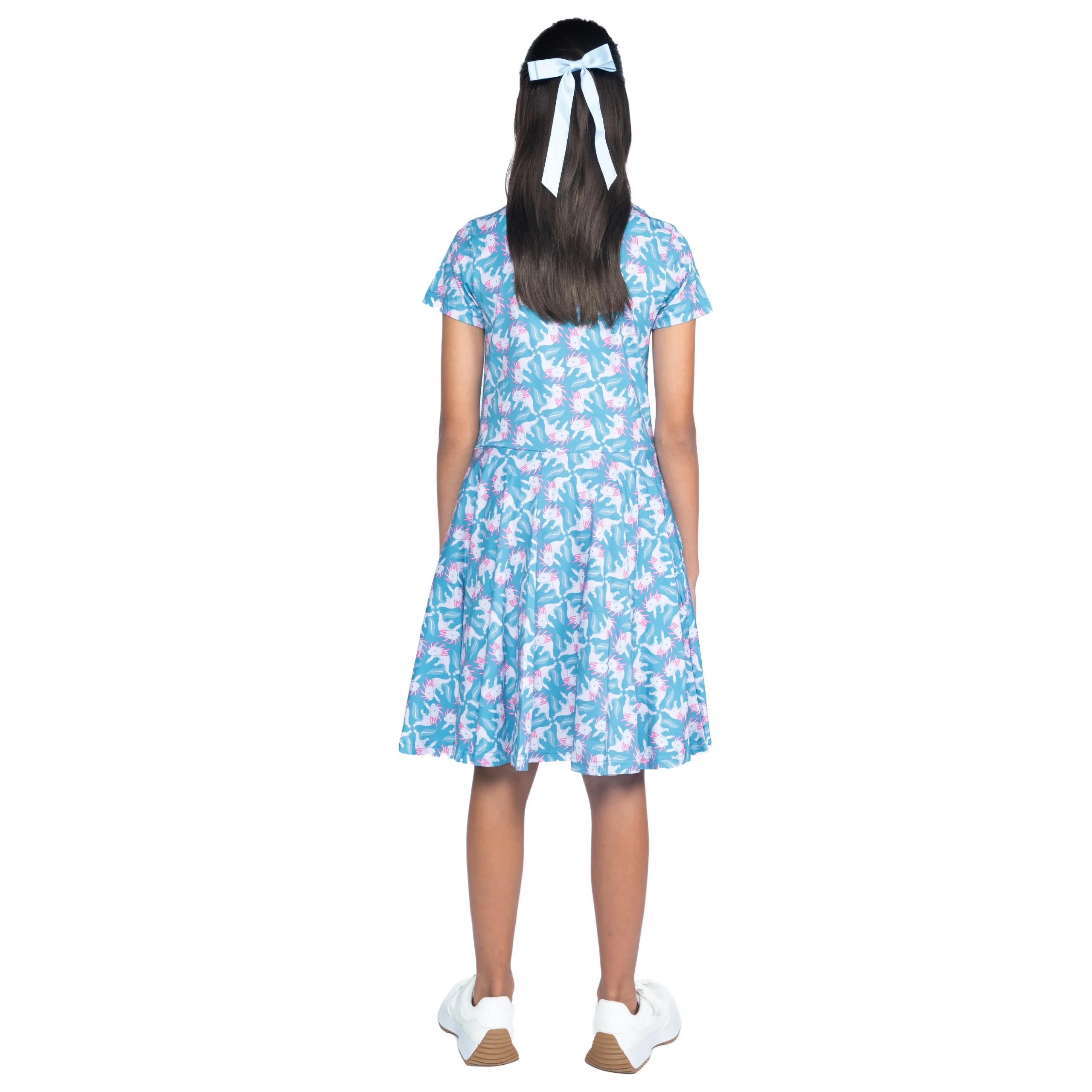 Axolotl Kids Twirl Dress