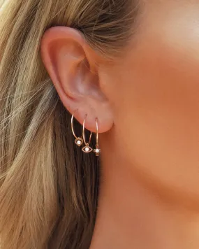 Baby CZ Hoop Earrings