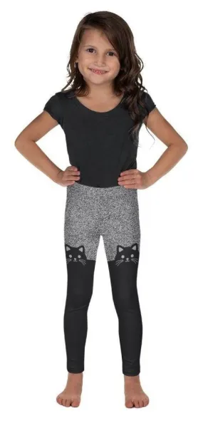 Black Kitty Kid's Leggings