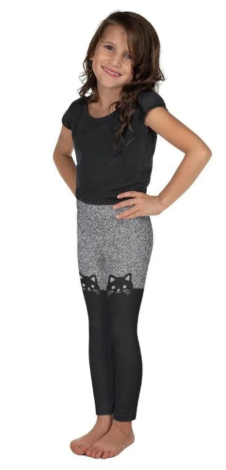 Black Kitty Kid's Leggings