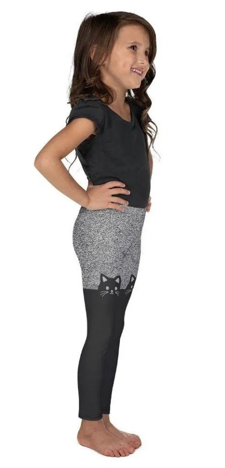 Black Kitty Kid's Leggings