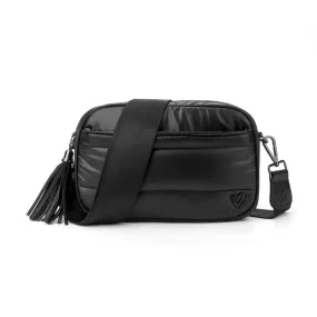 Brooklin Puffer Crossbody Bags - Black