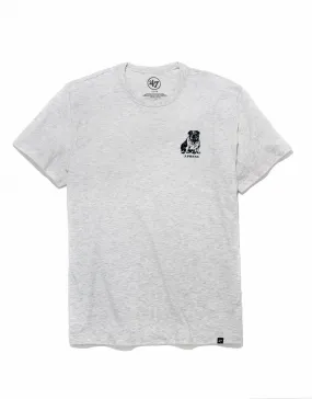 BULLDOG SHORT SLEEVE T SHIRT - GREY