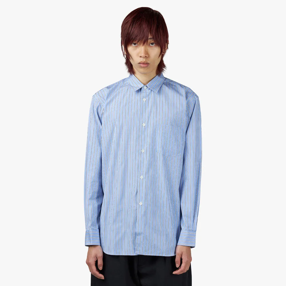 COMME des GARÇONS SHIRT Yarn Dyed Stripe Poplin Shirt / Stripe 114