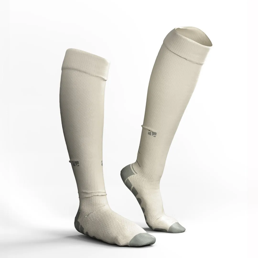 Compression Socks - White Grey