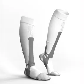 Compression Socks - White Grey