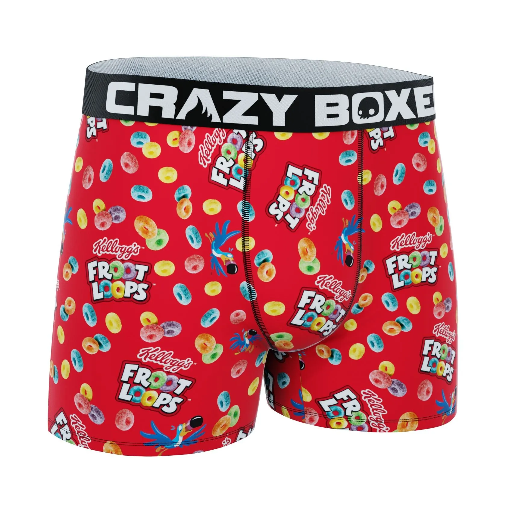 CRAZYBOXER Kellogg's Froot Loops Men's Boxer Briefs