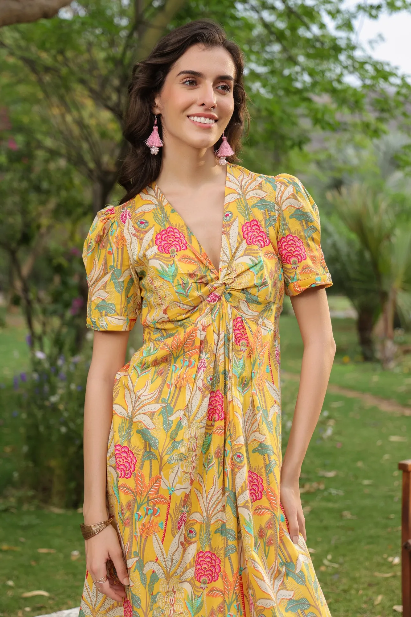 Elysian Bloom Cotton Sundress