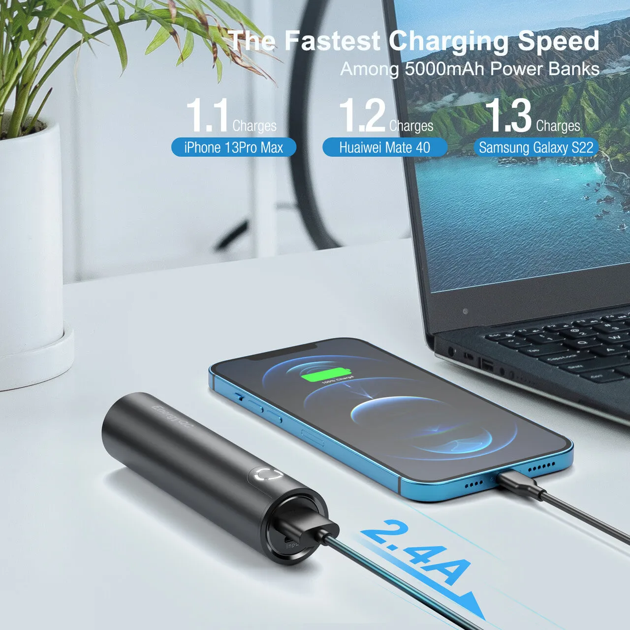 EnergyQC 5000 Fastest Charging Power Bank