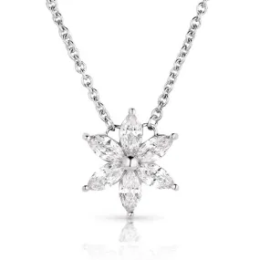 Floral Cheer Crystal Necklace NC5851