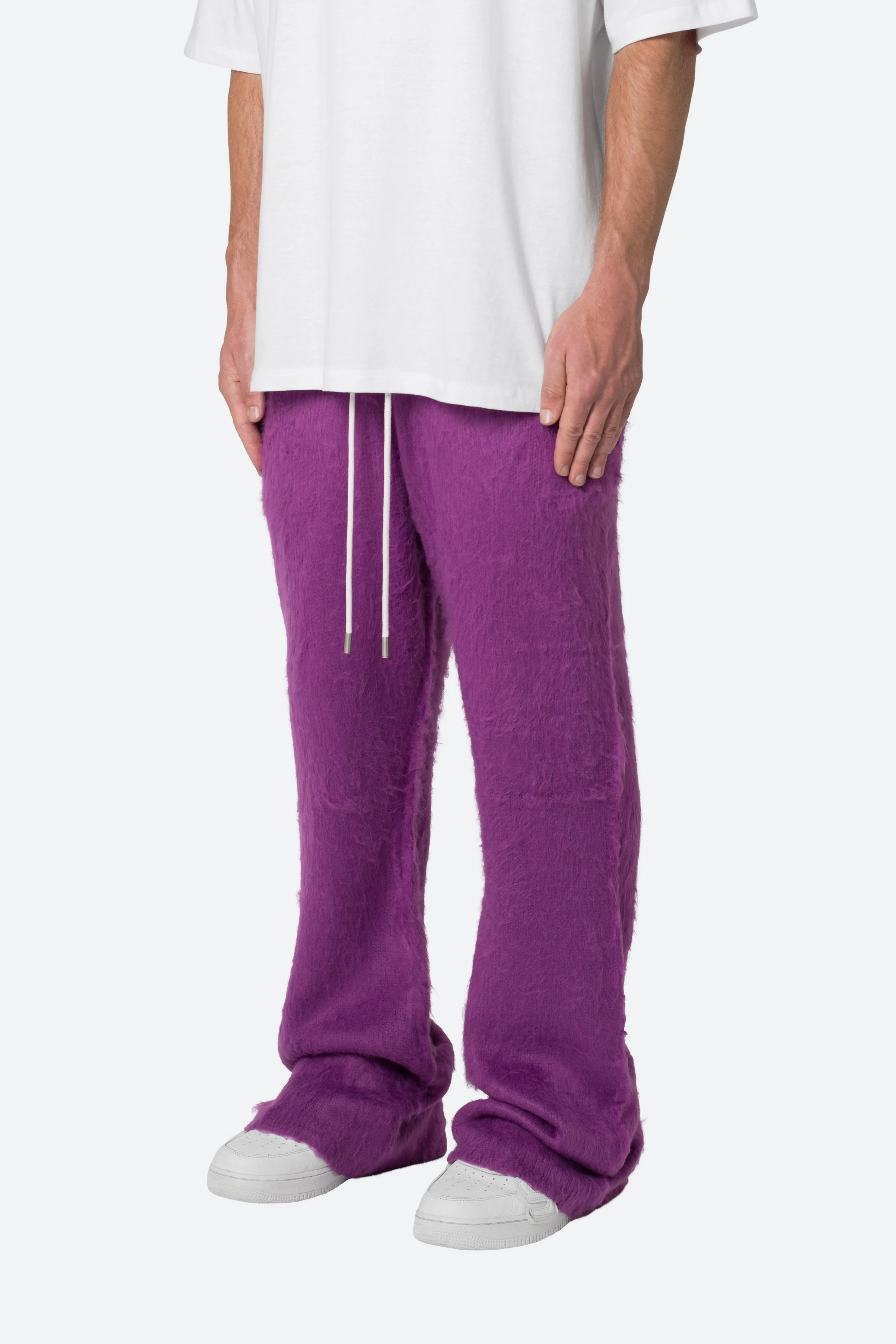 Fuzzy Sweatpants - Purple