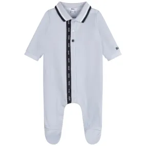 Hugo Boss Baby Footed Sleeper_ Pale Blue J97189-771