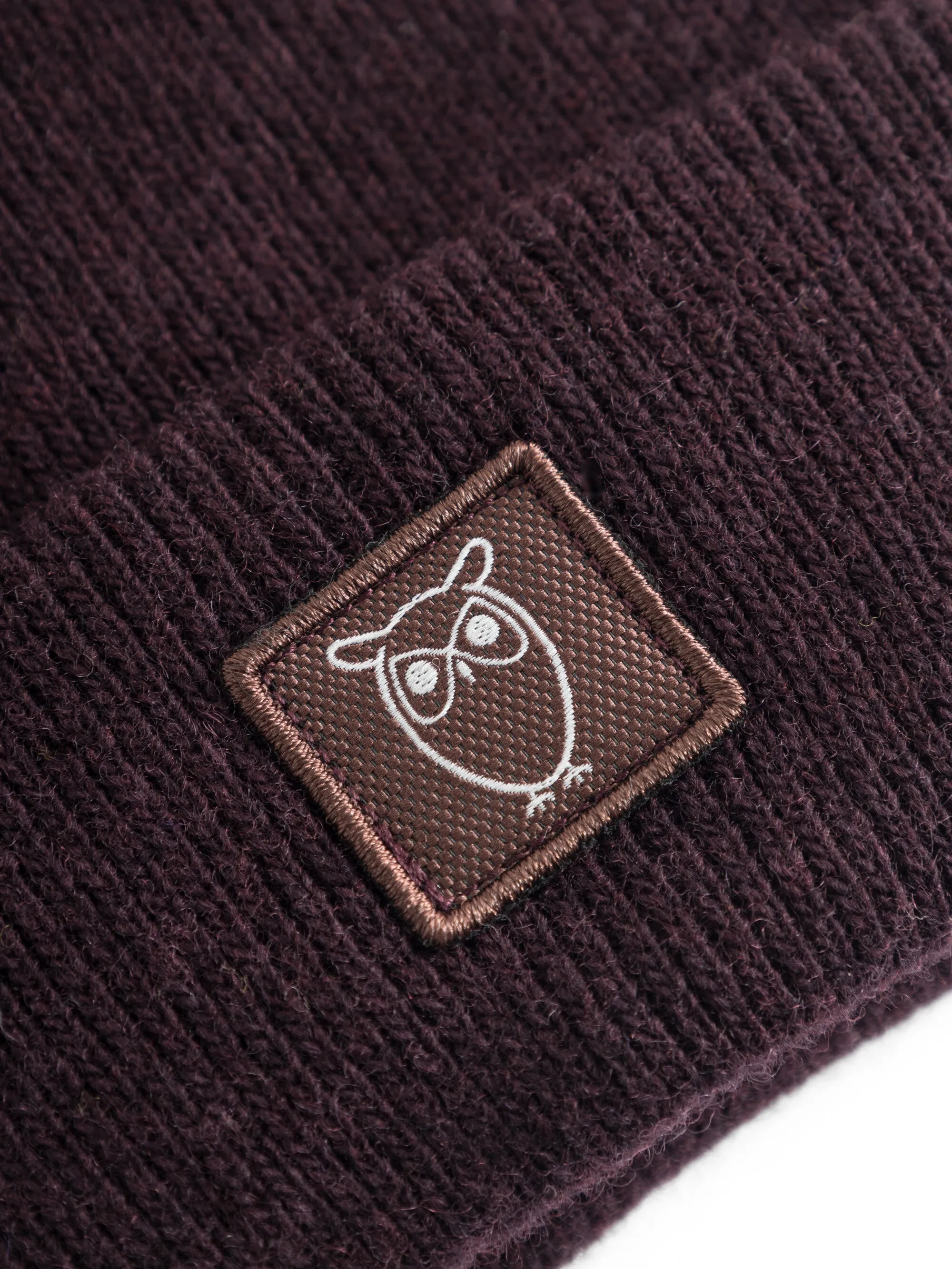 Kids Wool beanie - Deep Mahogany