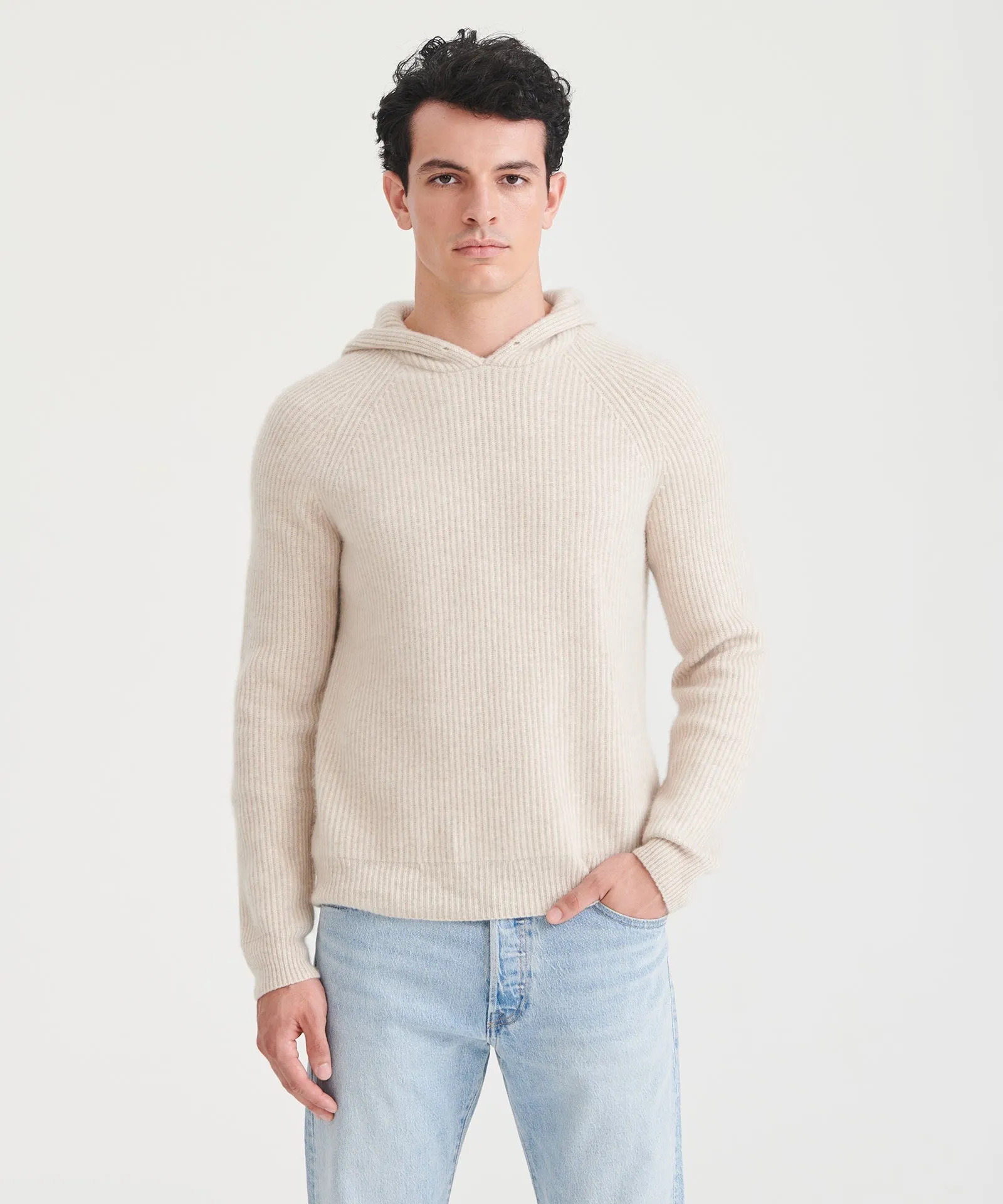 Luxe Cashmere Fisherman Hoodie