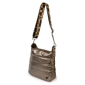 Markham Puffer Messenger Bags - Bronze