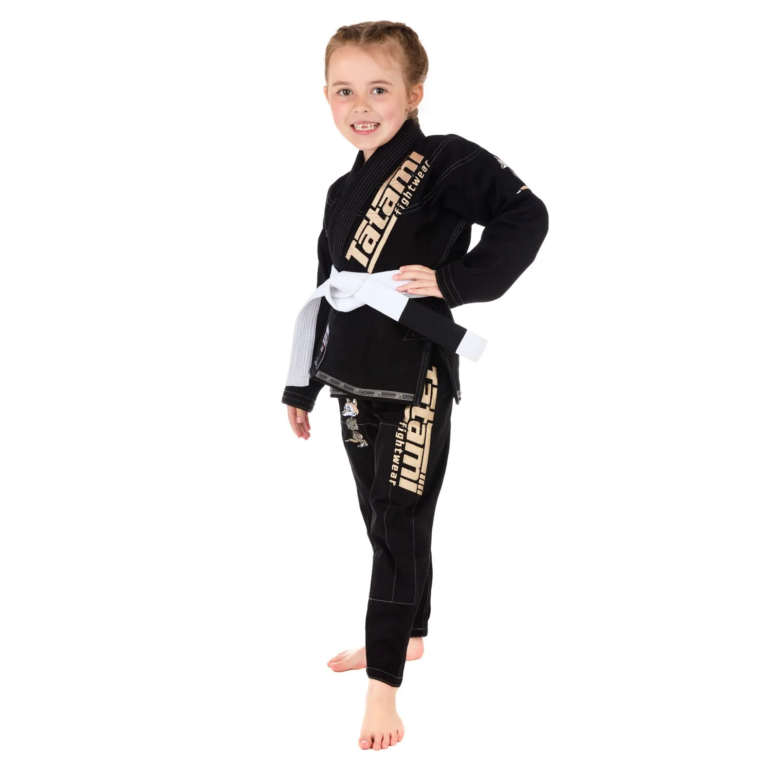 Meerkatsu Kids Animal Gi - Black