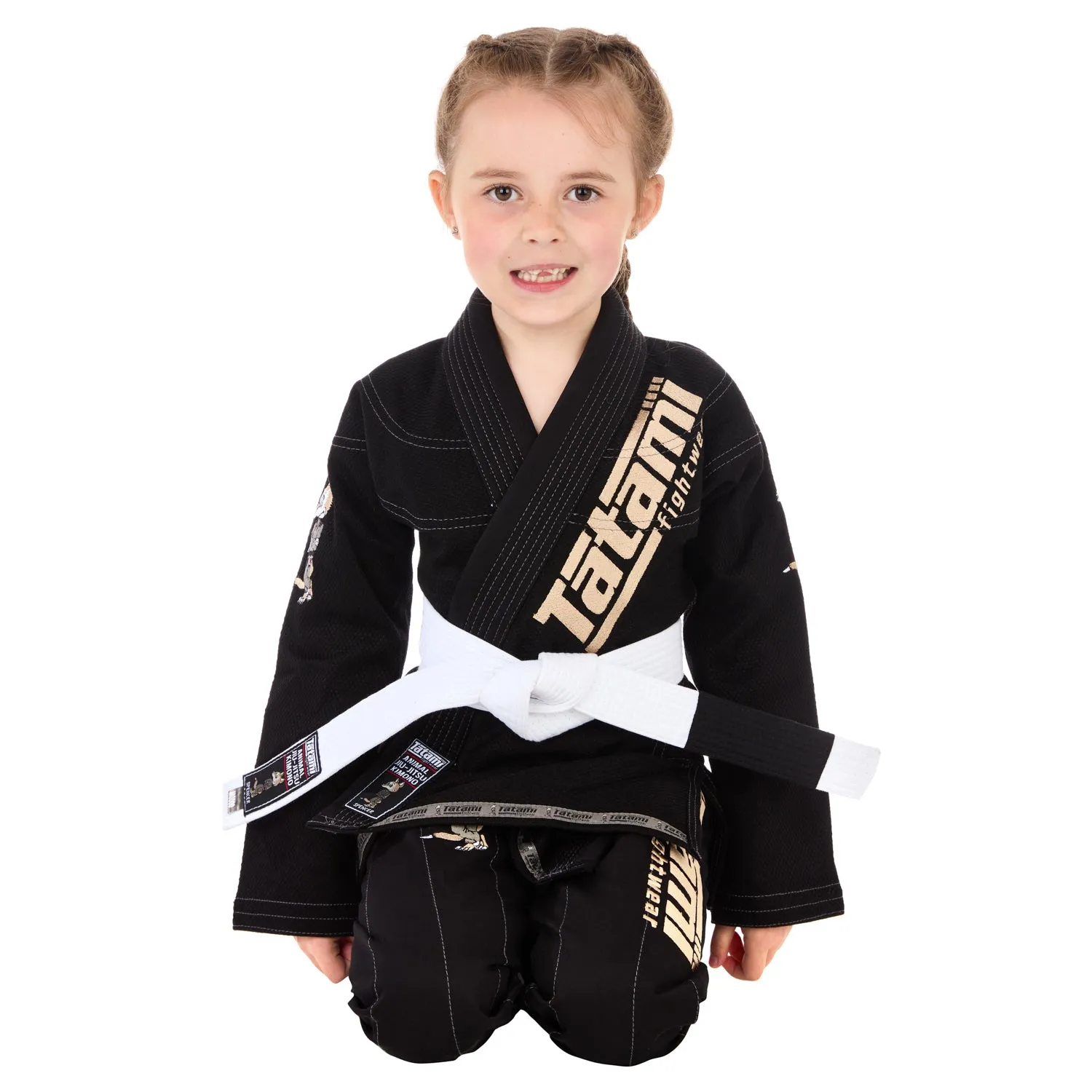 Meerkatsu Kids Animal Gi - Black