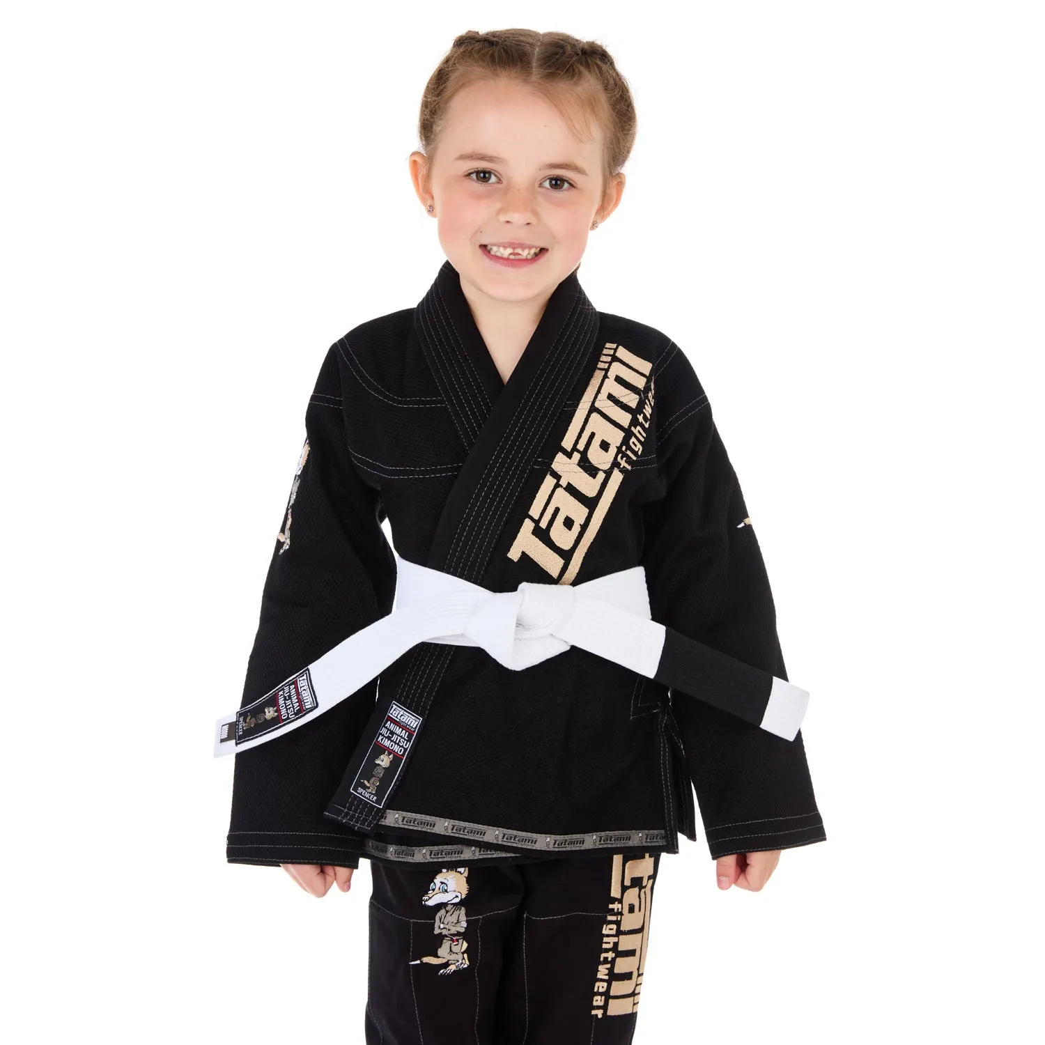 Meerkatsu Kids Animal Gi - Black