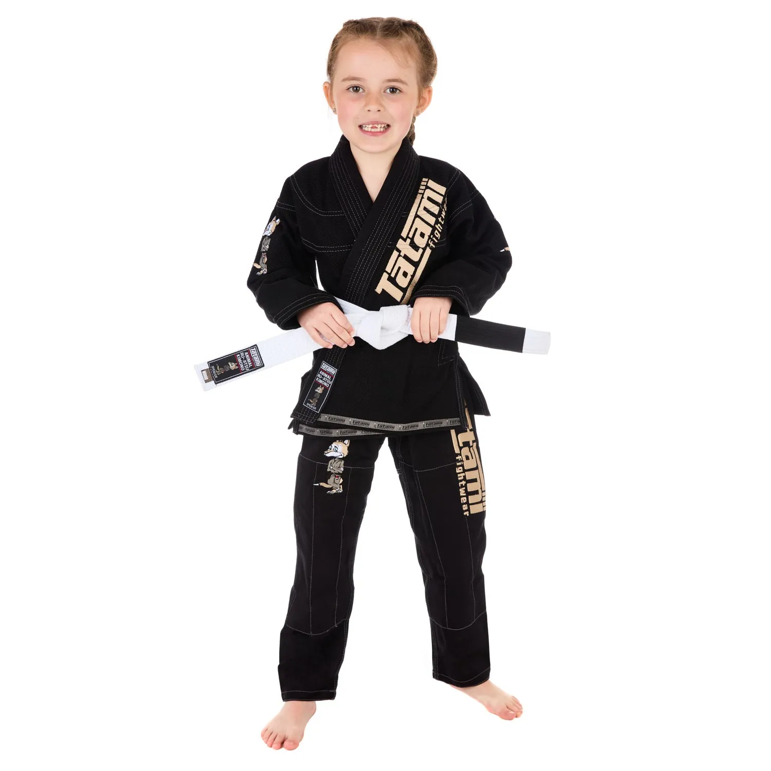 Meerkatsu Kids Animal Gi - Black