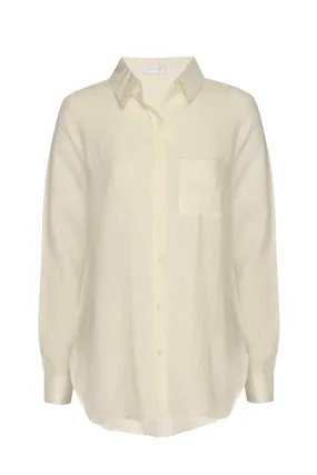 Monaco Linen Shirt - Ivory