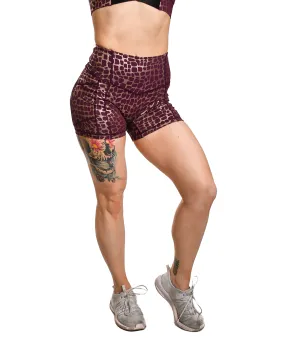 Moxie Heart Booty Shorts - Royalty