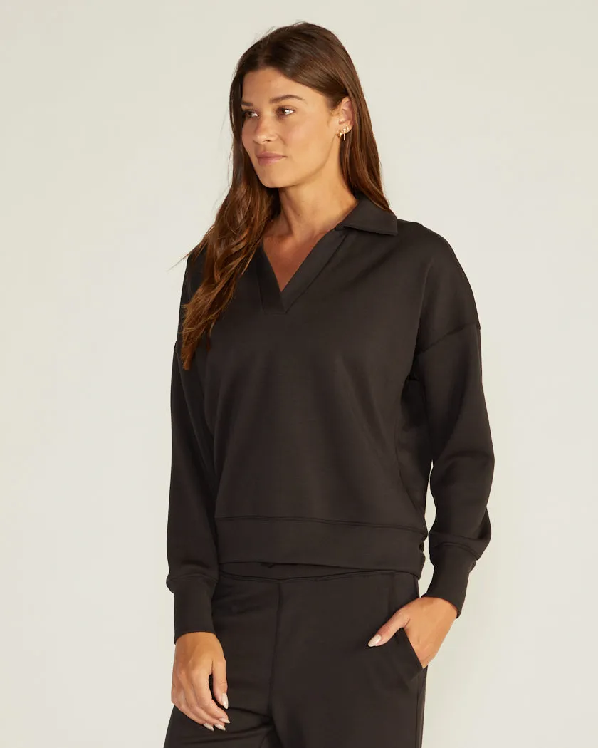 Opal Fleece Relaxed Polo