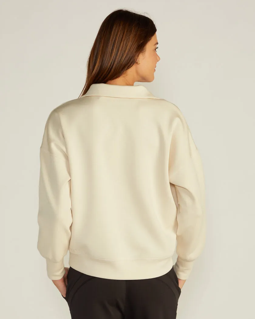 Opal Fleece Relaxed Polo