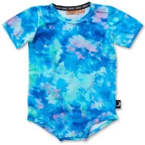 Peace Love & Tie Dye Organic Short Sleeve Romper