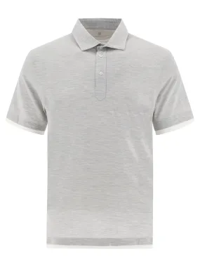 "FAUX-LAYERING" POLO SHIRT