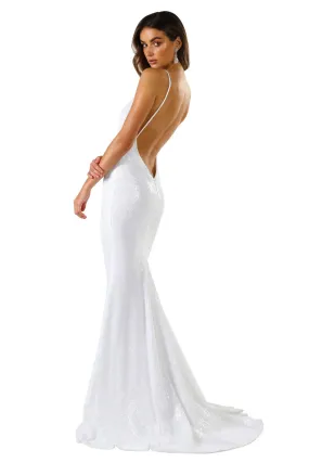 Roselle Gown - White