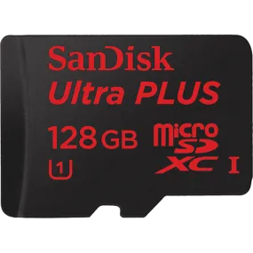 SanDisk - Ultra PLUS microSDHC/ microSDXC UHS-I Micro SD Memory Card