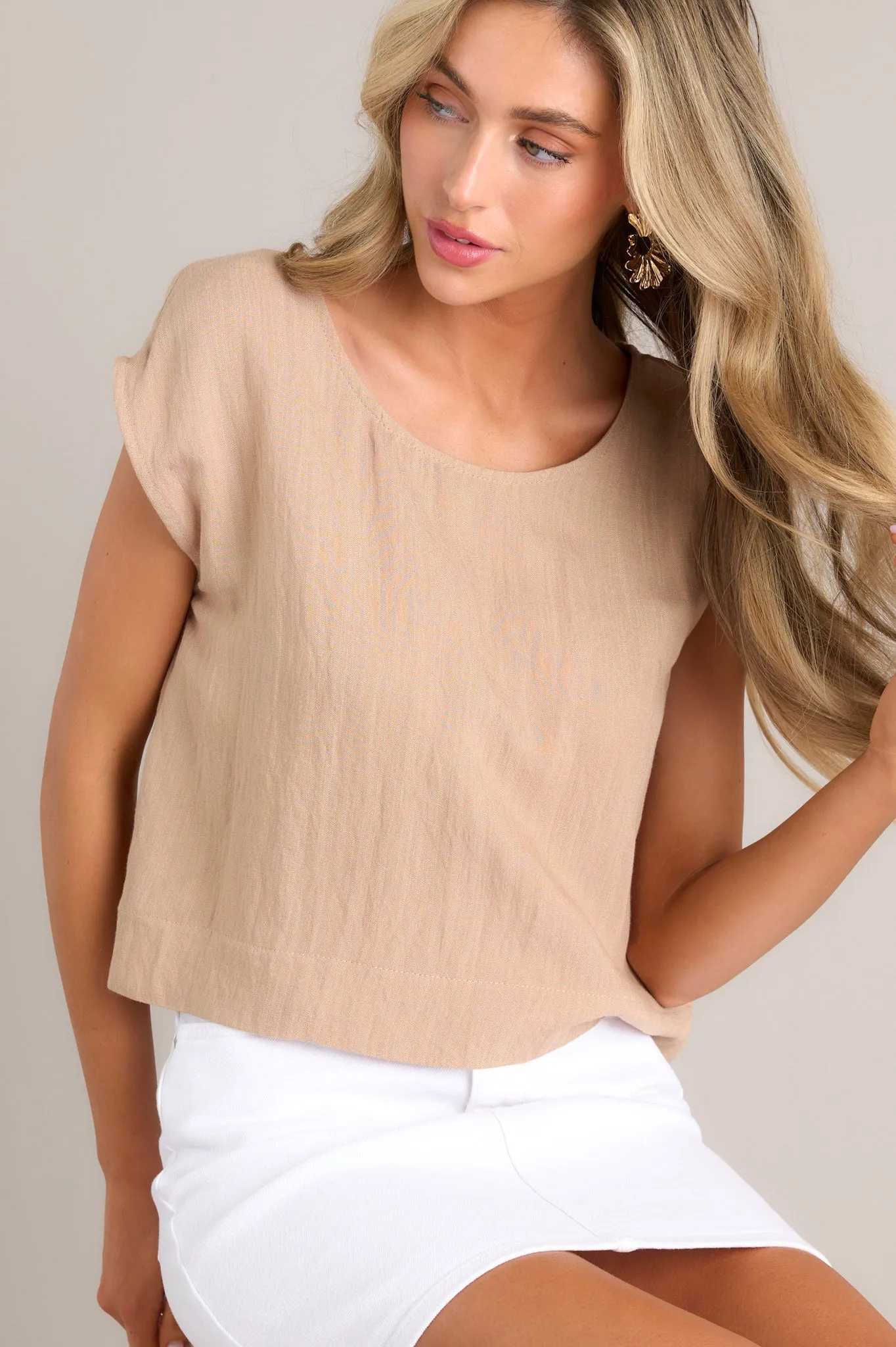 Signature Staple Tan Top