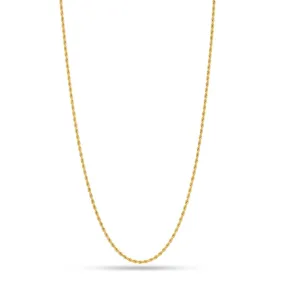 Solid Gold 3mm Rope Chain