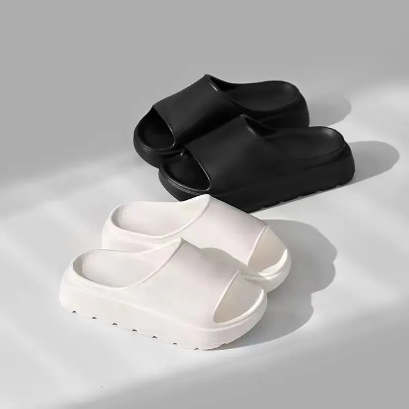 Summer 2024 Women's Thick Sole Eva Slippers: Platform Home Slides & Non-Slip Bathroom Flip Flops