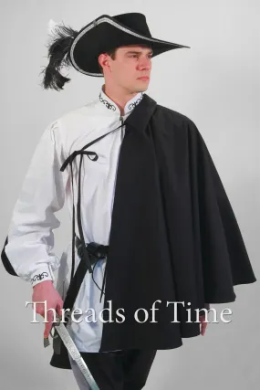 Swordsman Cape - Short Cape - Half Shoulder Cape