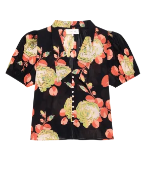 The Fairway Top. -- Cabbage Rose Print